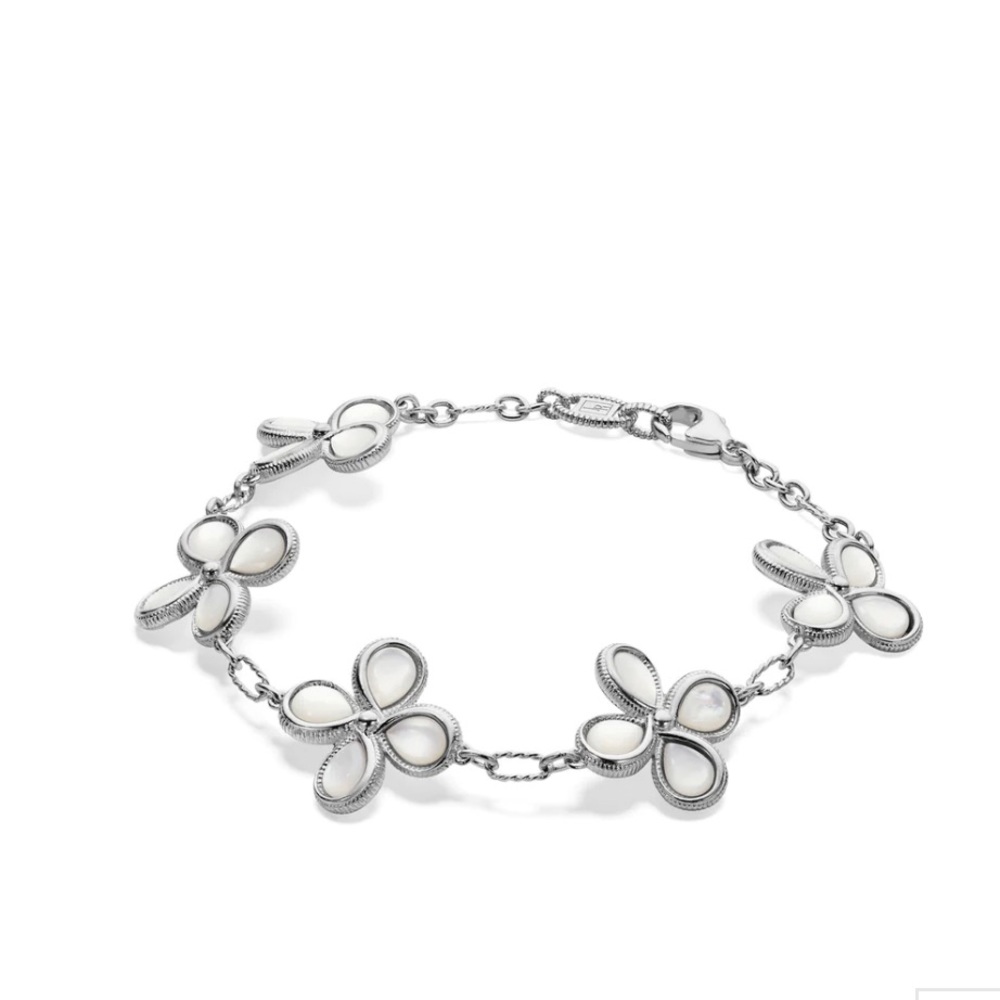Judith Ripka Jardin Mother of Pearl Station Bracelet